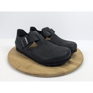 Buckle Black Slip On EU 40 Mens 7